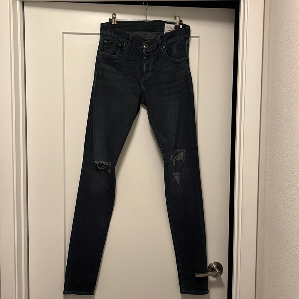 Men’s Rag & Bone Fit 1 Skinny Leg Jeans. Size 33